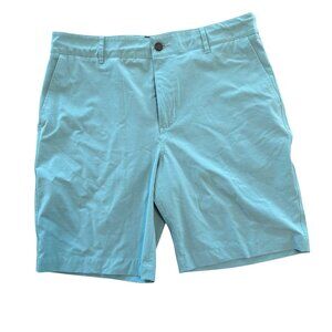 Faherty All Day Light Blue Mens Shorts Size 35 Recycled Polyester & Cotton Blend